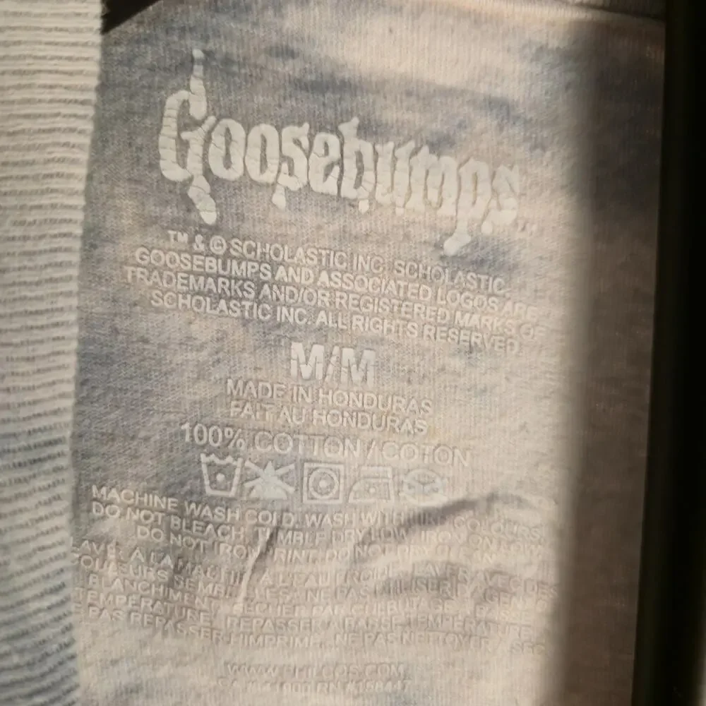Goosebumps R.L. Stine Mummy Graphic T Shirt Mens M Tie Dye Horror Book - Picture 3 of 4